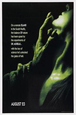 The Island of Dr. Moreau movie poster (1996) poster