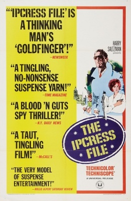 The Ipcress File movie poster (1965) tote bag