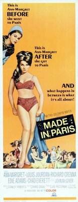 Made in Paris movie poster (1966) hoodie
