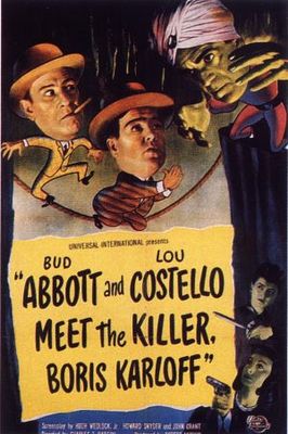 Abbott and Costello Meet the Killer, Boris Karloff movie poster (1949) mouse pad