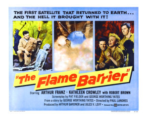 The Flame Barrier movie poster (1958) Longsleeve T-shirt