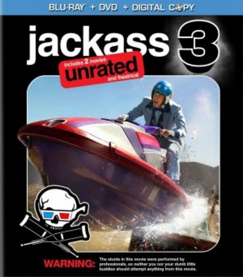 Jackass 3D movie poster (2010) tote bag
