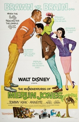 The Misadventures of Merlin Jones movie poster (1964) mouse pad