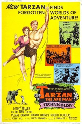 Tarzan, the Ape Man movie poster (1959) Longsleeve T-shirt