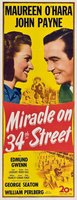 Miracle on 34th Street movie poster (1947) Longsleeve T-shirt #661198