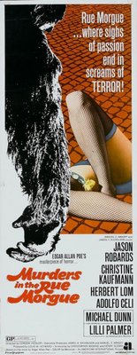 Murders in the Rue Morgue movie poster (1971) hoodie