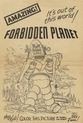 Forbidden Planet movie poster (1956) Mouse Pad MOV_381a5d90