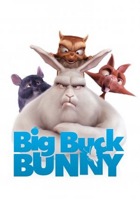 Big Buck Bunny movie poster (2008) mouse pad