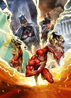 Justice League: The Flashpoint Paradox movie poster (2013) t-shirt #MOV_38392b75