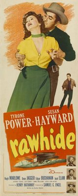 Rawhide movie poster (1951) tote bag