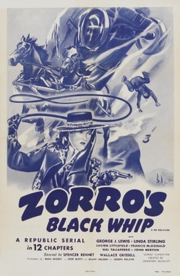 Zorro's Black Whip movie poster (1944) calendar