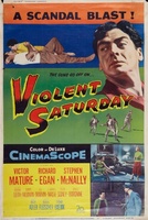 Violent Saturday movie poster (1955) t-shirt #MOV_3876fb13