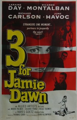 Three for Jamie Dawn movie poster (1956) mouse pad