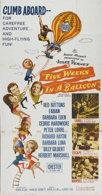Five Weeks in a Balloon movie poster (1962) Sweatshirt
