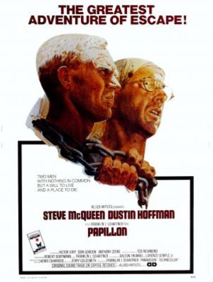 Papillon movie poster (1973) poster