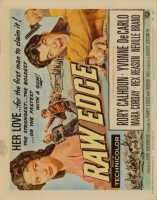 Raw Edge movie poster (1956) Mouse Pad MOV_3a5cdba2
