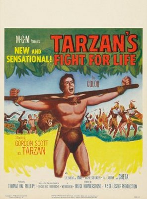 Tarzan's Fight for Life movie poster (1958) calendar