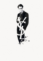 Yves Saint Laurent movie poster (2014) Mouse Pad MOV_3a6451a5