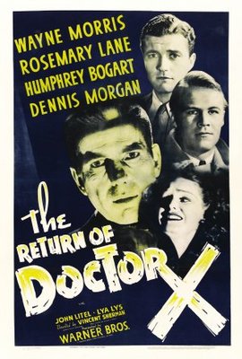 The Return of Doctor X movie poster (1939) poster