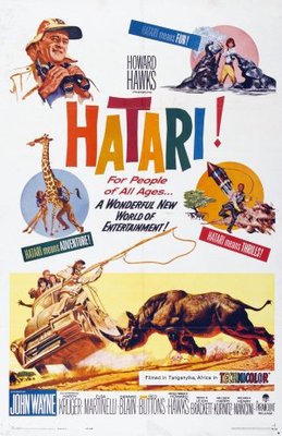 Hatari! movie poster (1962) tote bag