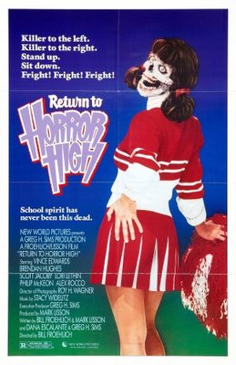 Return to Horror High movie poster (1987) Longsleeve T-shirt