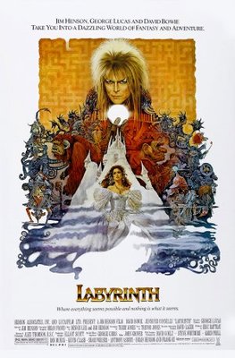 Labyrinth movie poster (1986) tote bag