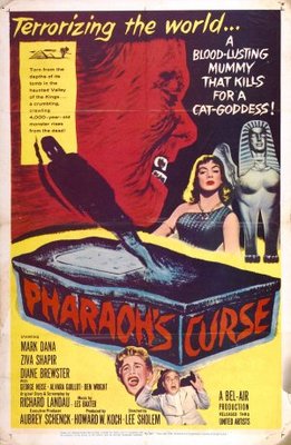 Pharaoh's Curse movie poster (1957) calendar