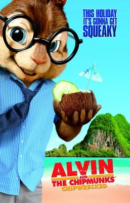 Alvin and the Chipmunks: Chip-Wrecked movie poster (2011) mug