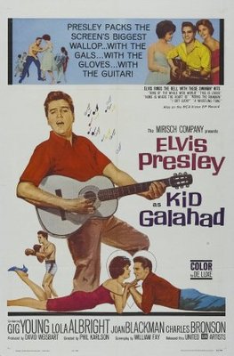 Kid Galahad movie poster (1962) tote bag