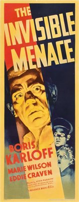The Invisible Menace movie poster (1938) poster