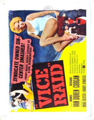 Vice Raid movie poster (1960) mouse pad
