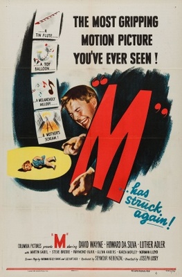 M movie poster (1951) mouse pad