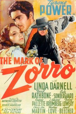 The Mark of Zorro movie poster (1940) poster