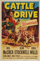 Cattle Drive movie poster (1951) Longsleeve T-shirt #1326588