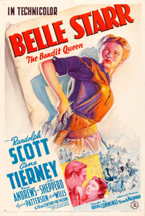 Belle Starr movie poster (1941) tote bag