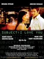 Subject: I Love You movie poster (2011) Poster MOV_4039836b