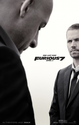 Furious 7 movie poster (2015) Longsleeve T-shirt