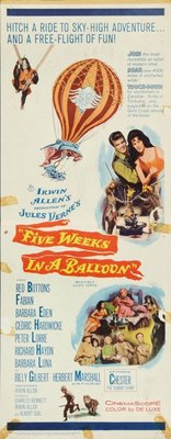 Five Weeks in a Balloon movie poster (1962) Sweatshirt