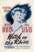 Watch on the Rhine movie poster (1943) Tank Top #634723