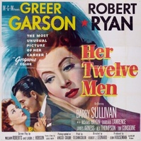 Her Twelve Men movie poster (1954) Poster MOV_41cd27ee