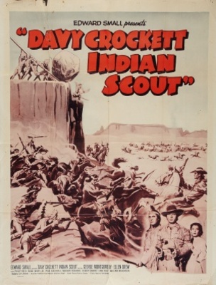 Davy Crockett, Indian Scout movie poster (1950) tote bag
