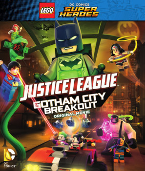 Lego DC Comics Superheroes: Justice League - Gotham City Breakout movie poster (2016) mouse pad