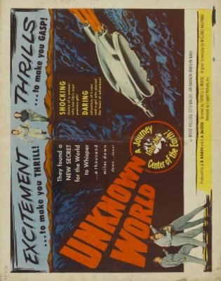Unknown World movie poster (1951) poster