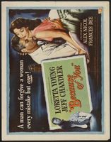 Because of You movie poster (1952) t-shirt #MOV_4389fbbd