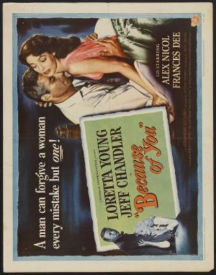 Because of You movie poster (1952) Tank Top