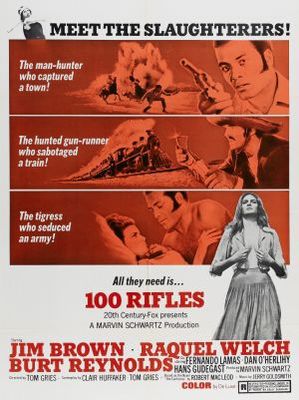 100 Rifles movie poster (1969) Poster MOV_43c835e0