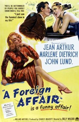 A Foreign Affair movie poster (1948) poster