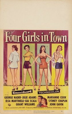 Four Girls in Town movie poster (1957) Longsleeve T-shirt