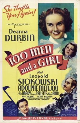 One Hundred Men and a Girl movie poster (1937) mug
