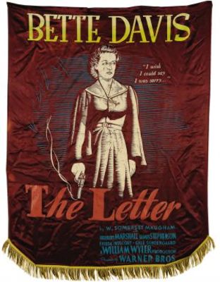 The Letter movie poster (1940) hoodie